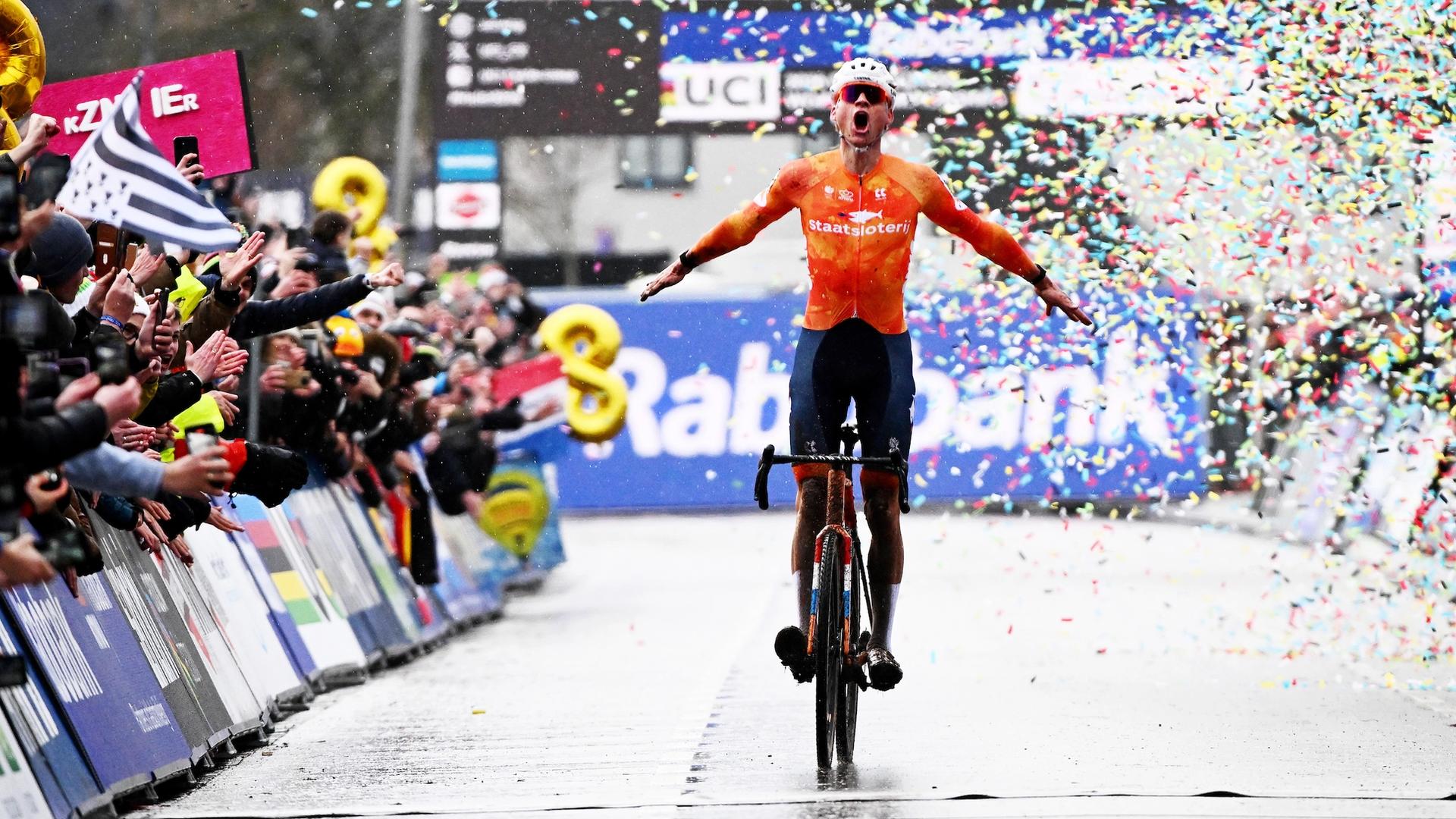 Mathieu van der Poel takes sensational eighth Cyclo-cross World Championship victory in Hulst
