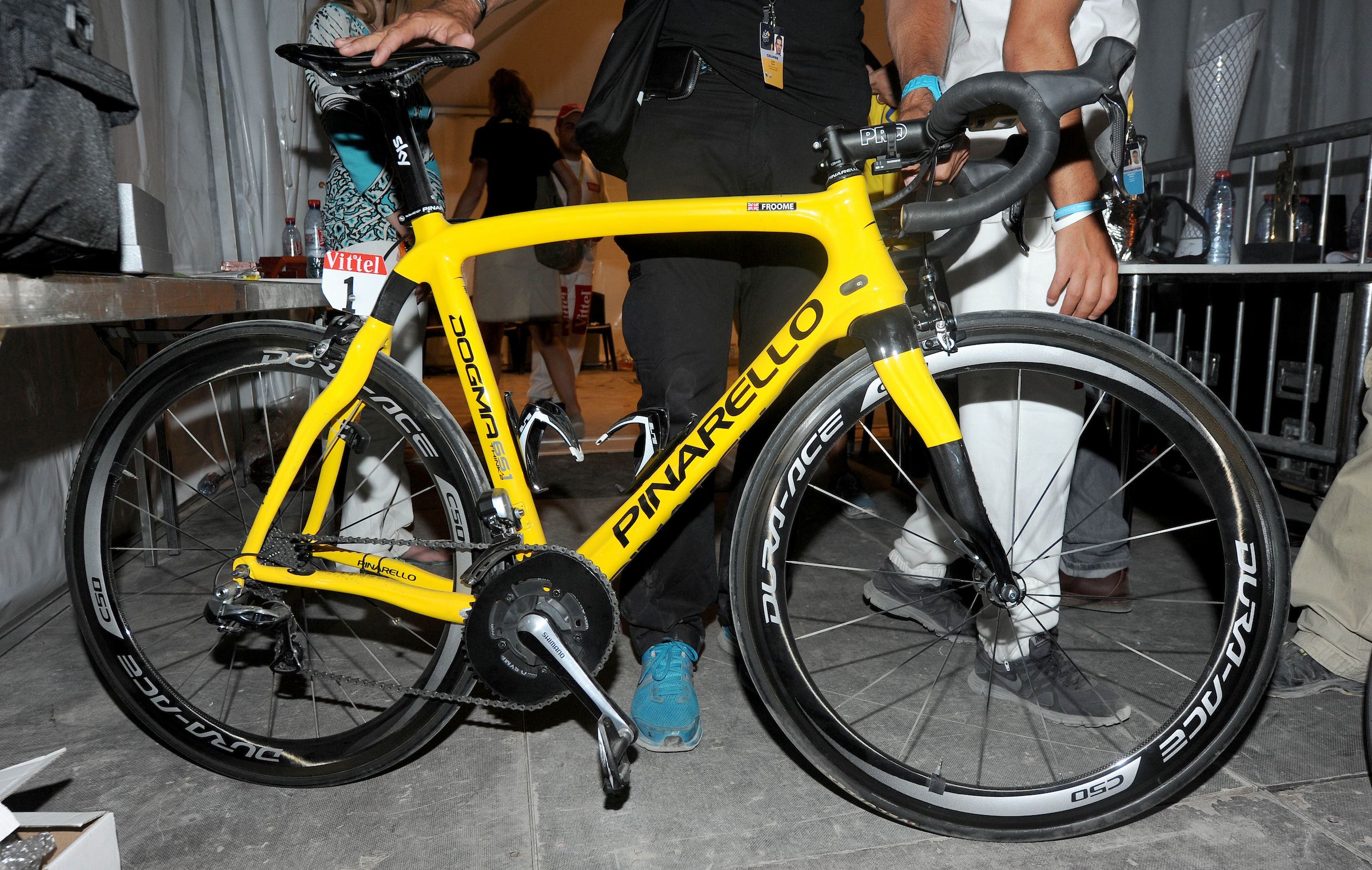 Chris Froome's 2013 Pinarello Dogma - Image credit: Simon Wilkinson/SWpix.com