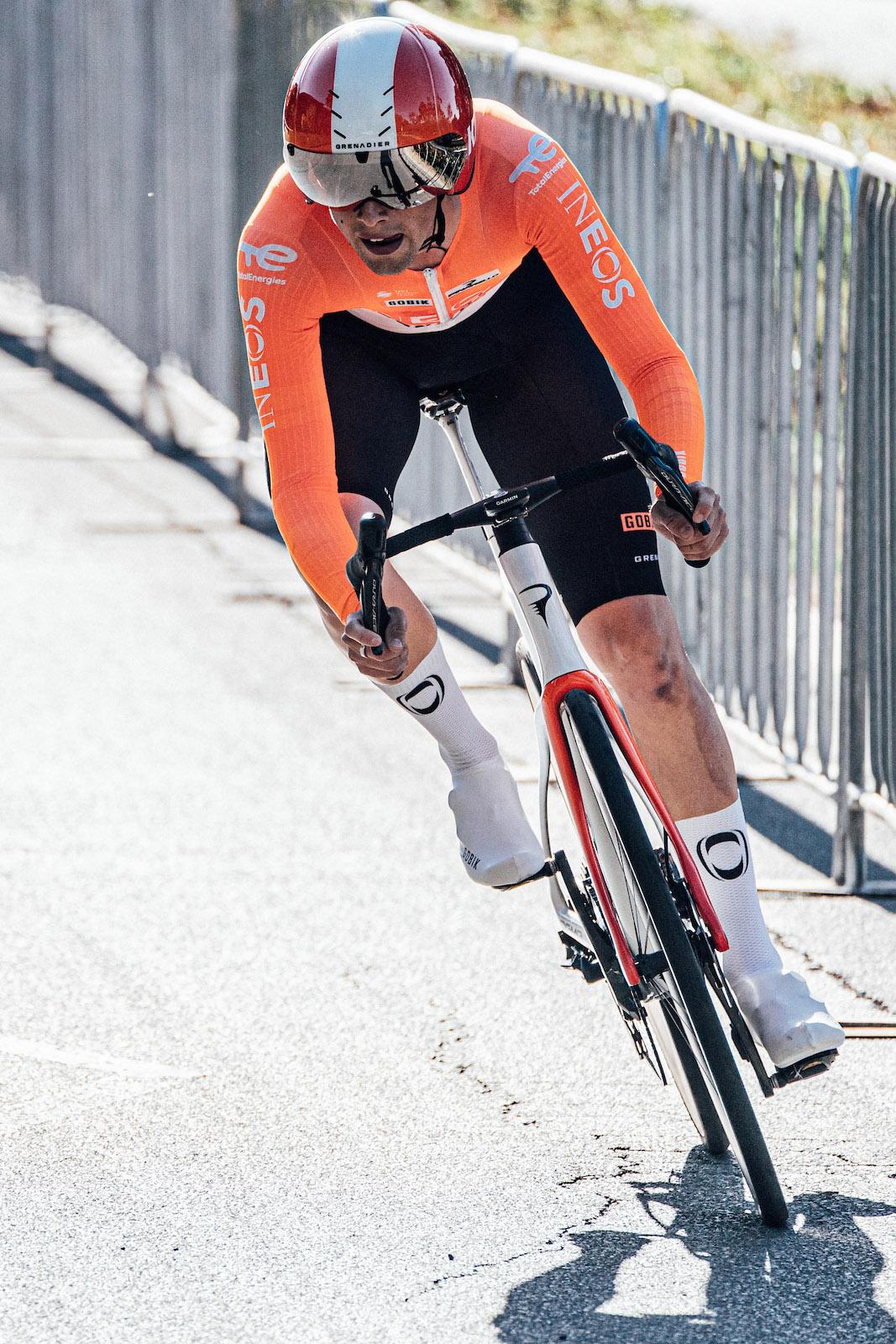 Picture by Zac Williams/SWpix.com - 20/01/2026 - Cycling - 2026 Tour Down Under - Prologue ITT - Adelaide to Adelaide - Samuel Watson, Ineos Grenadiers.