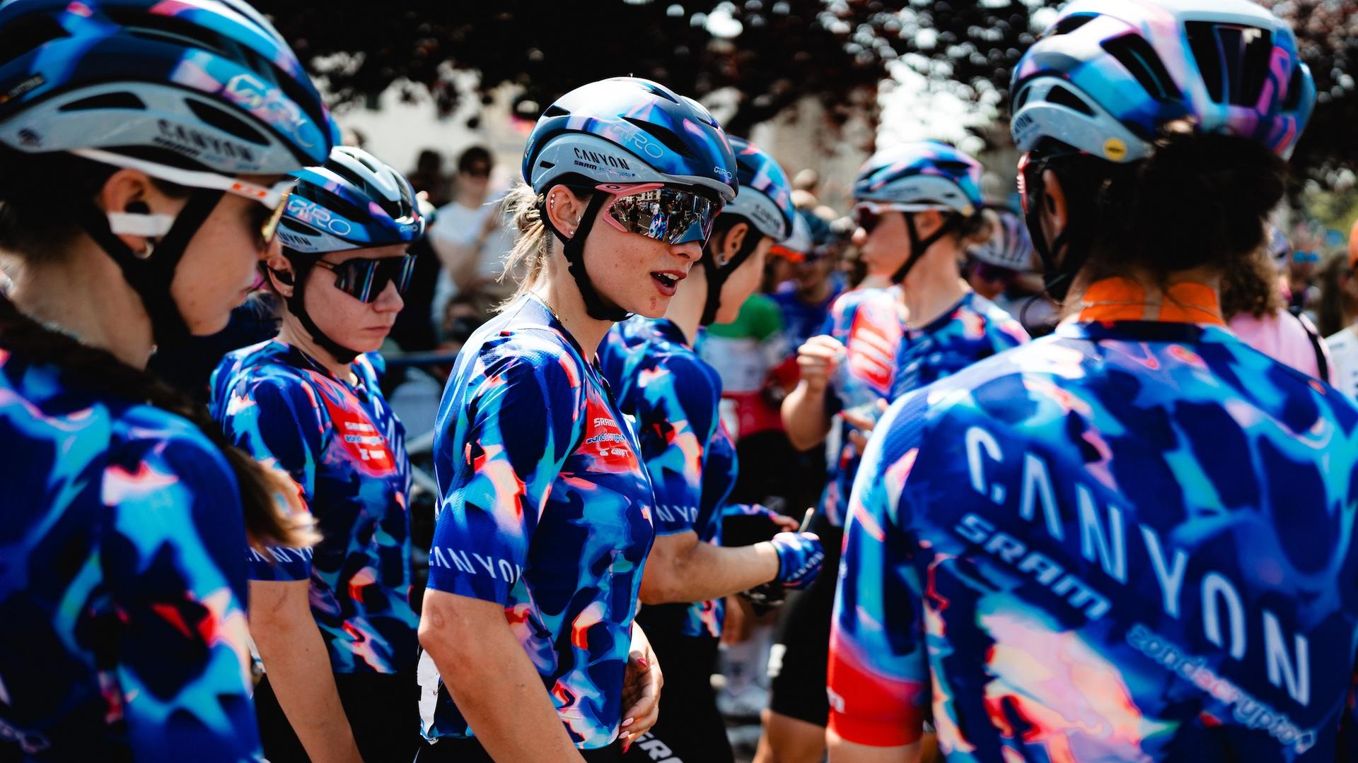 Chiara Consonni fined for 'inappropriate behaviour' after pulling bike from beneath fallen rider at Giro d'Italia