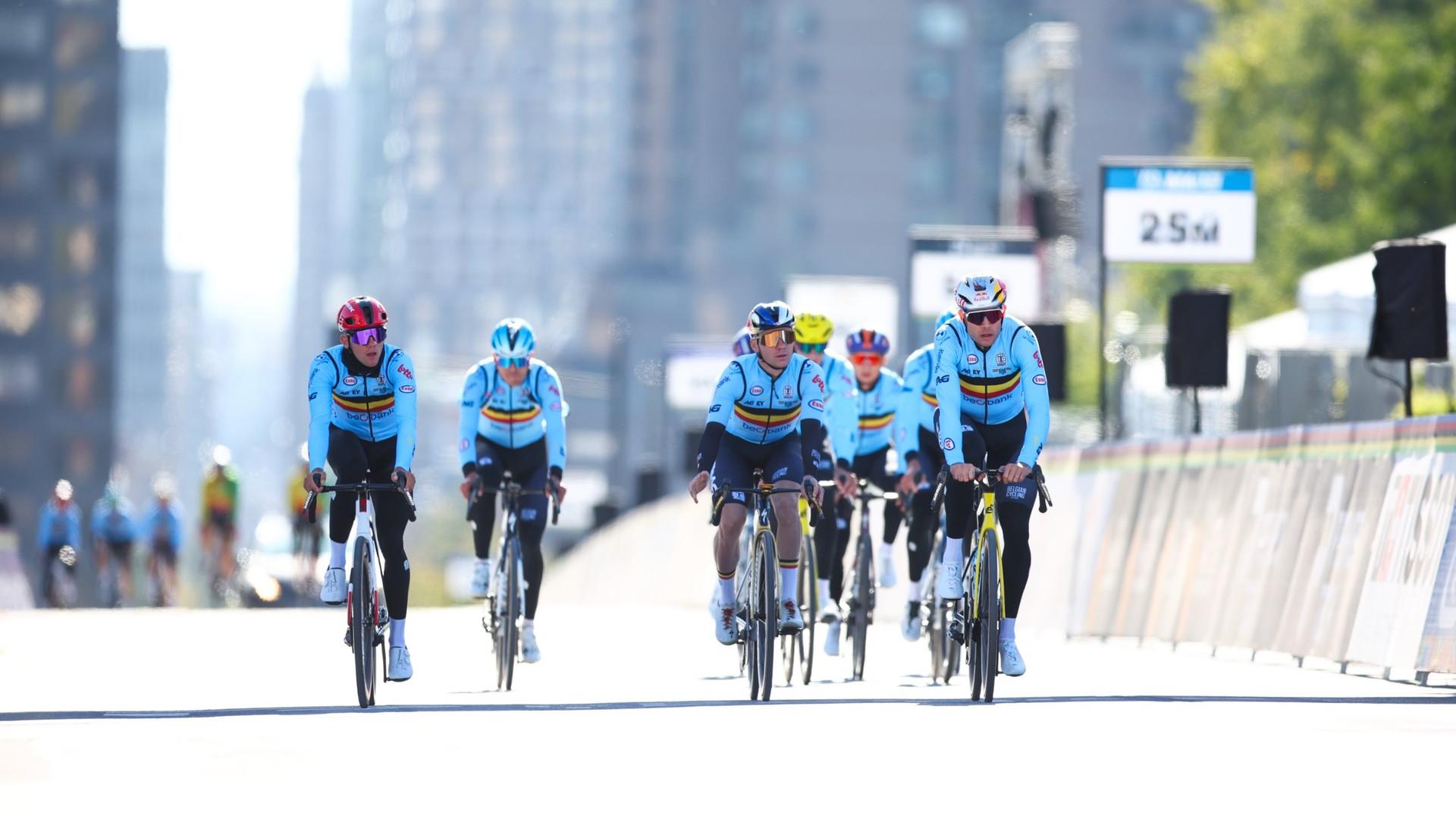 Belgium plans to pass race messages on riders’ bottles at radio-free Worlds