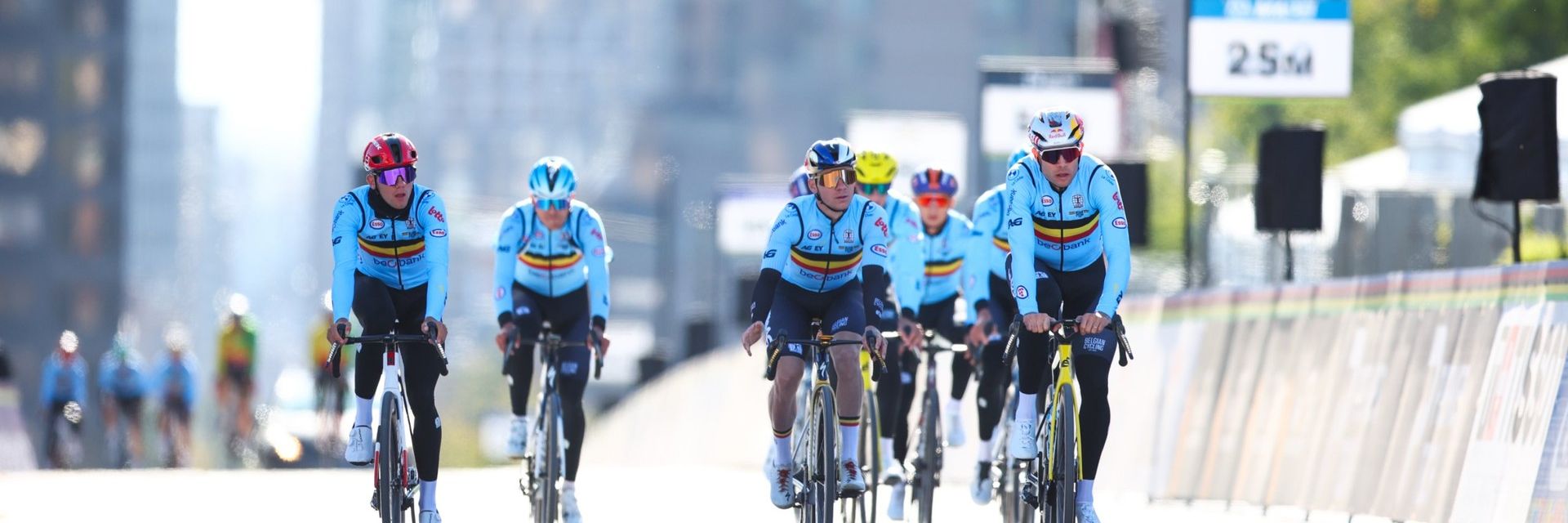 Belgium plans to pass race messages on riders’ bottles at radio-free Worlds