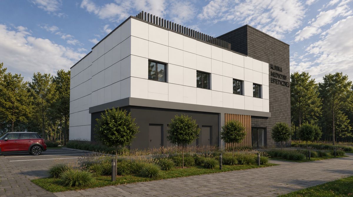 Projekt Centrum Medycznego RAJS w Osielsku