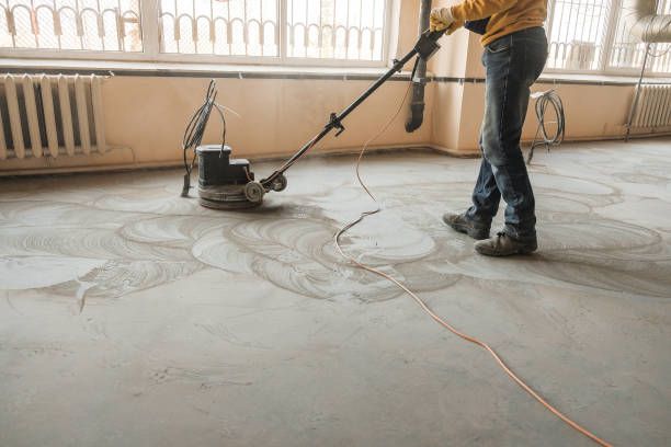 Concrete grinding preparation