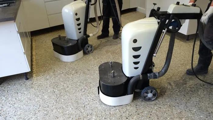 Polished concrete floor