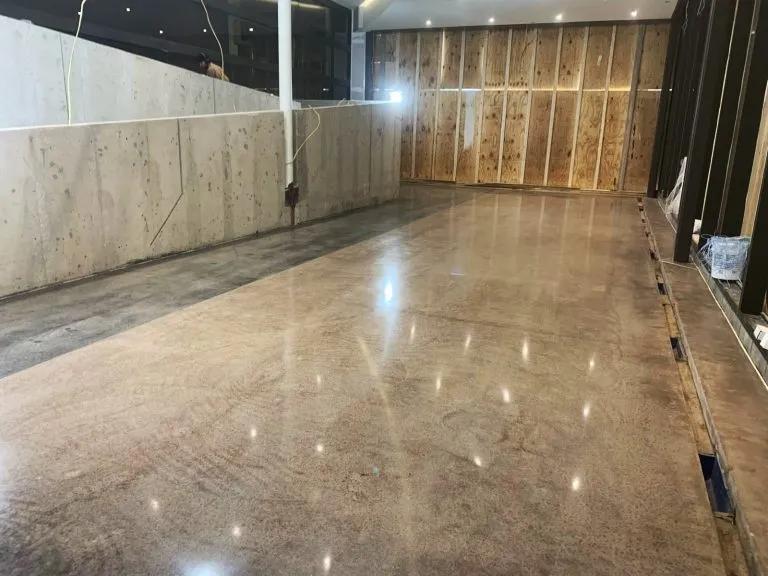 Commercial concrete polishing