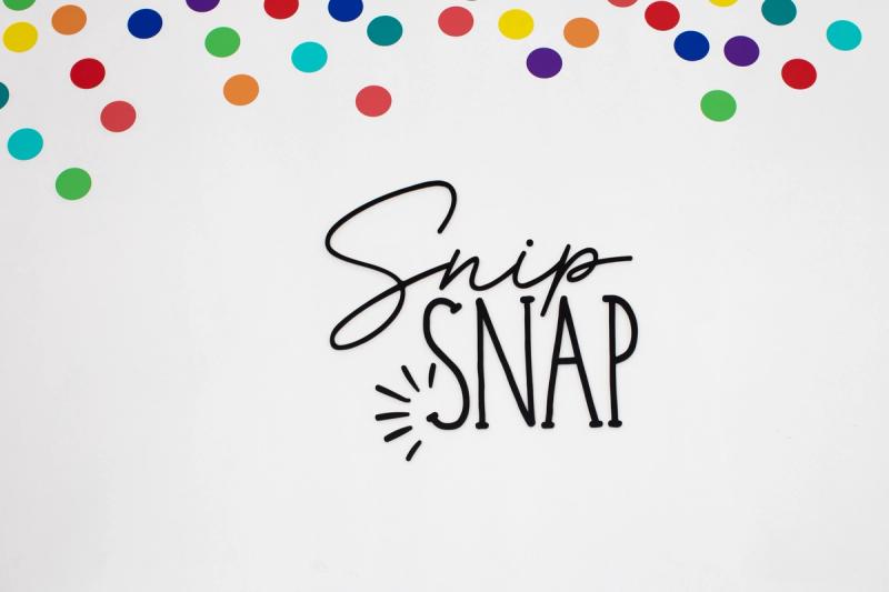 Snip Snap Wall Sign