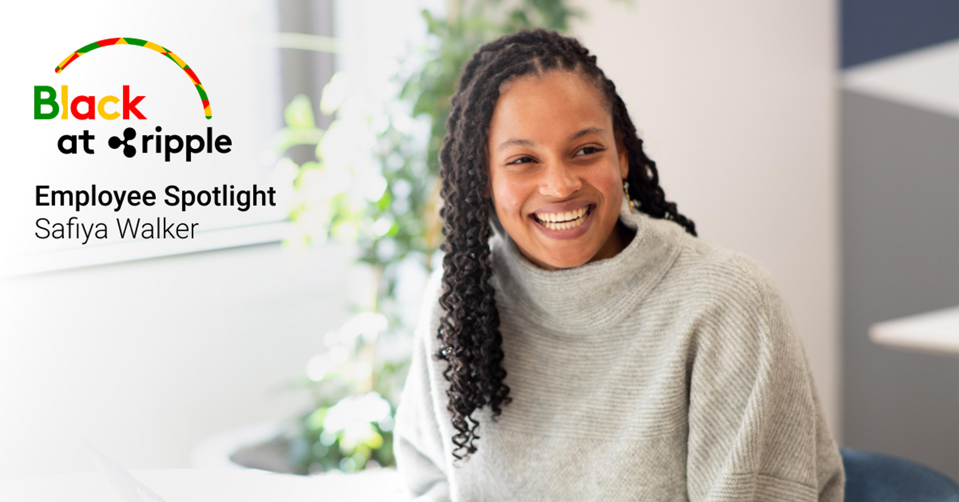 Image for Black at Ripple’s Safiya Walker on the Importance of Inclusion and Always Showing Up