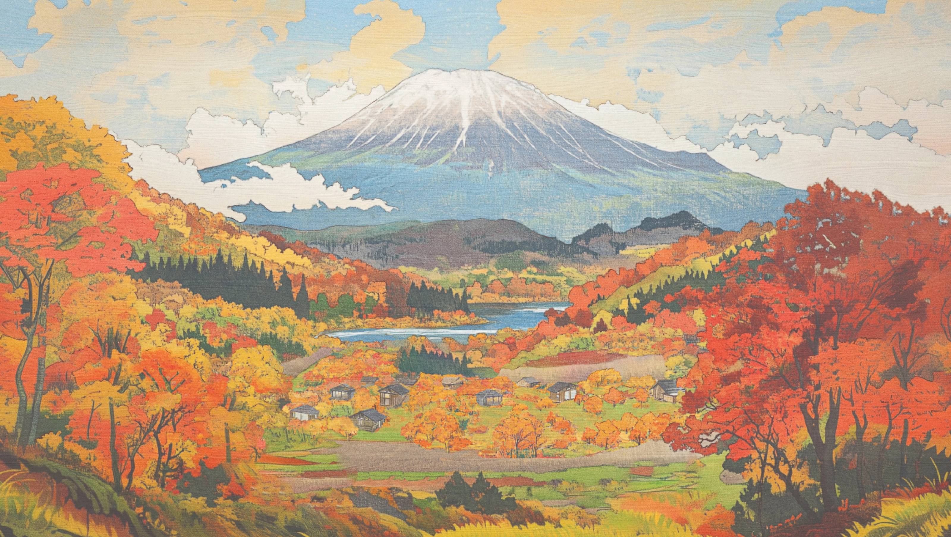 A mountain illustration