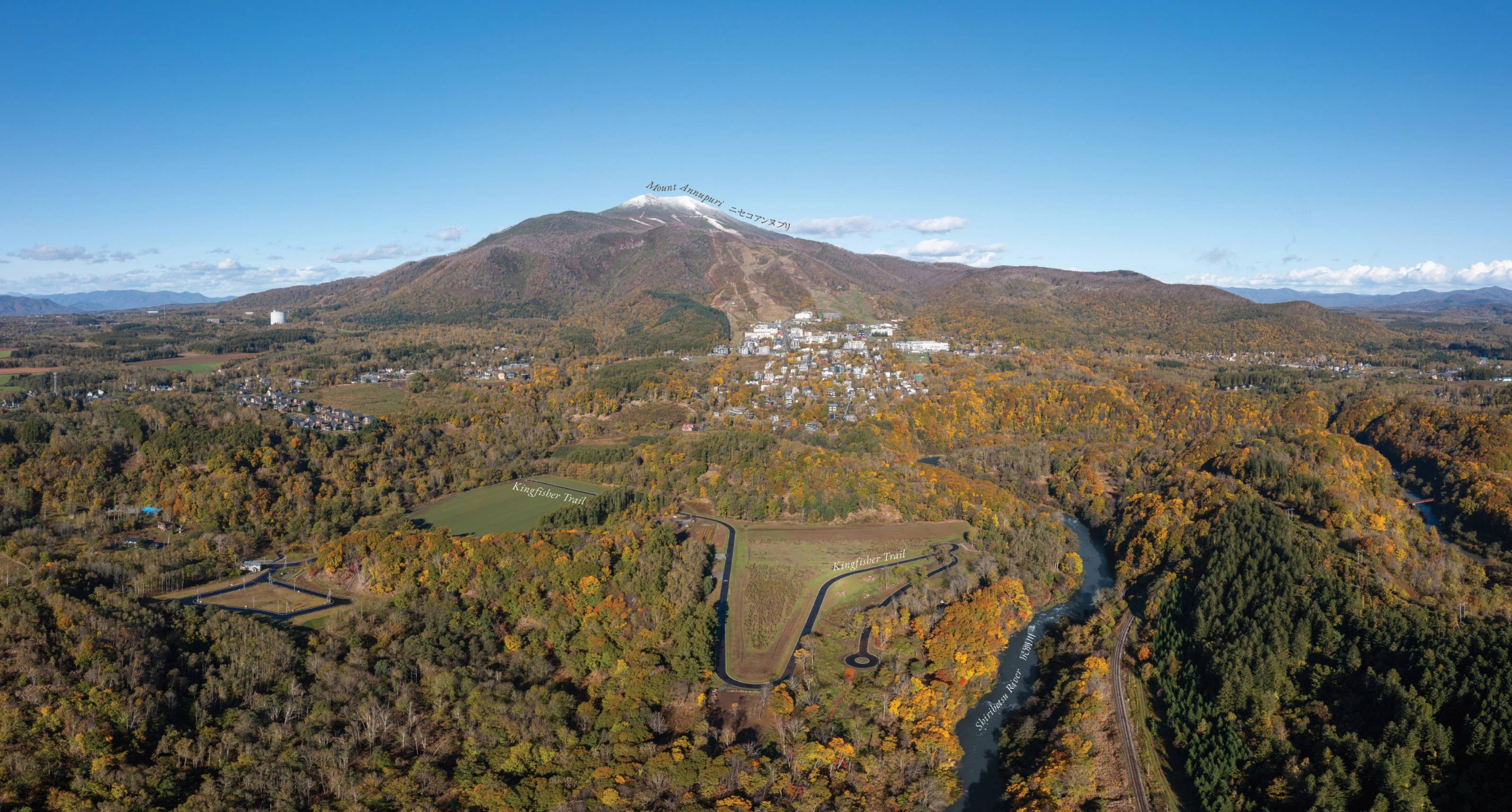 A landscape view of a mountain