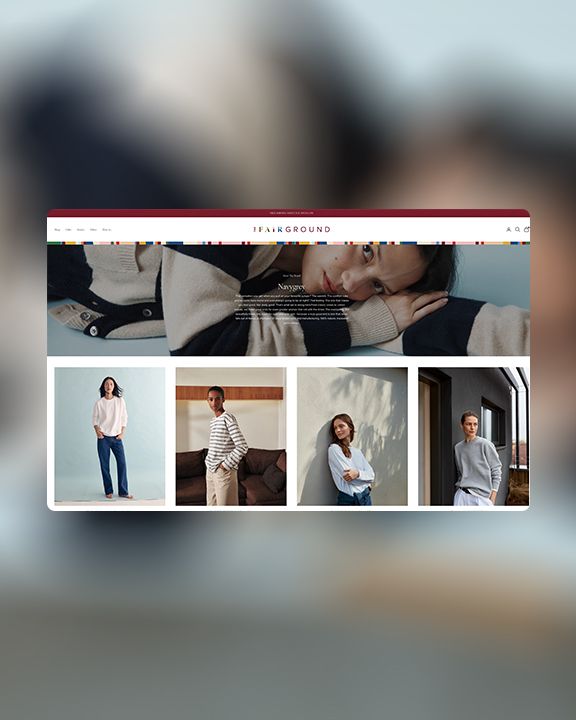 The Fairground Ginnie Chadwyck-Healey Shopify Build