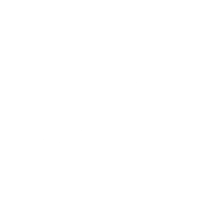 White icon of balance that indicates ethically sourced and manufactured products.