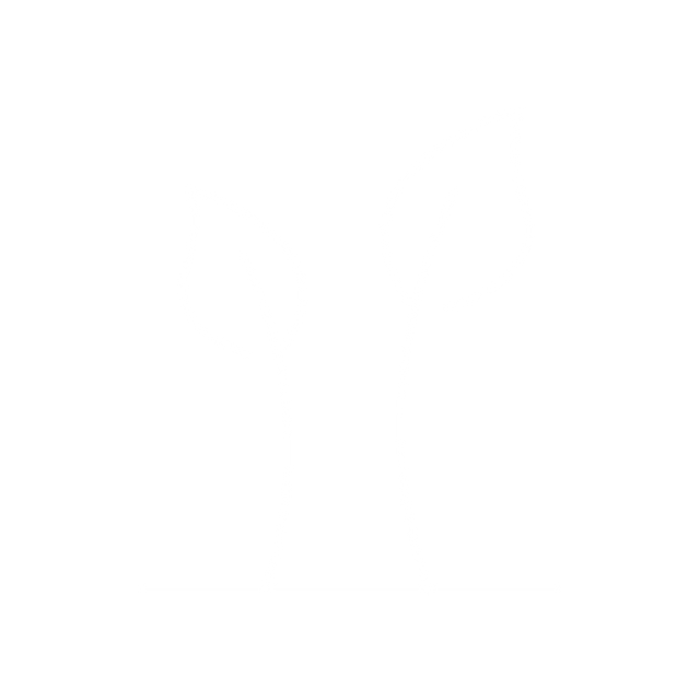 White icon of leaves that indicates vegan products.