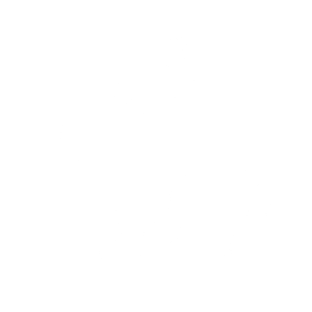 White icon of an image of a rabbit that indicates cruelty-free.