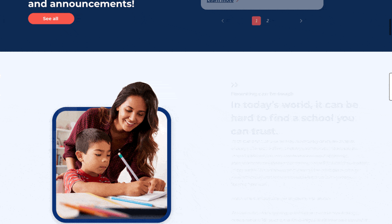 Movement Christian Academy archived website screenshot