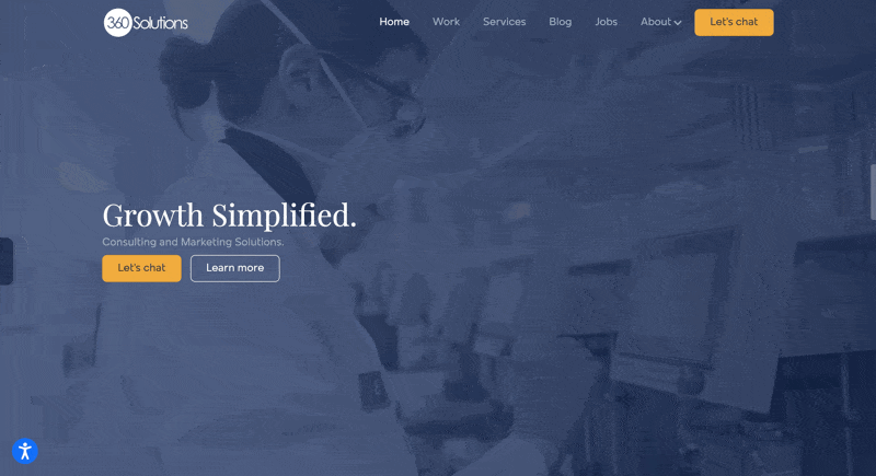 360 Solutions website preview