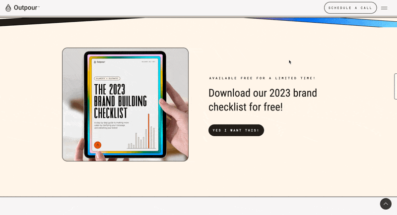 Outpour Co. archived website screenshot