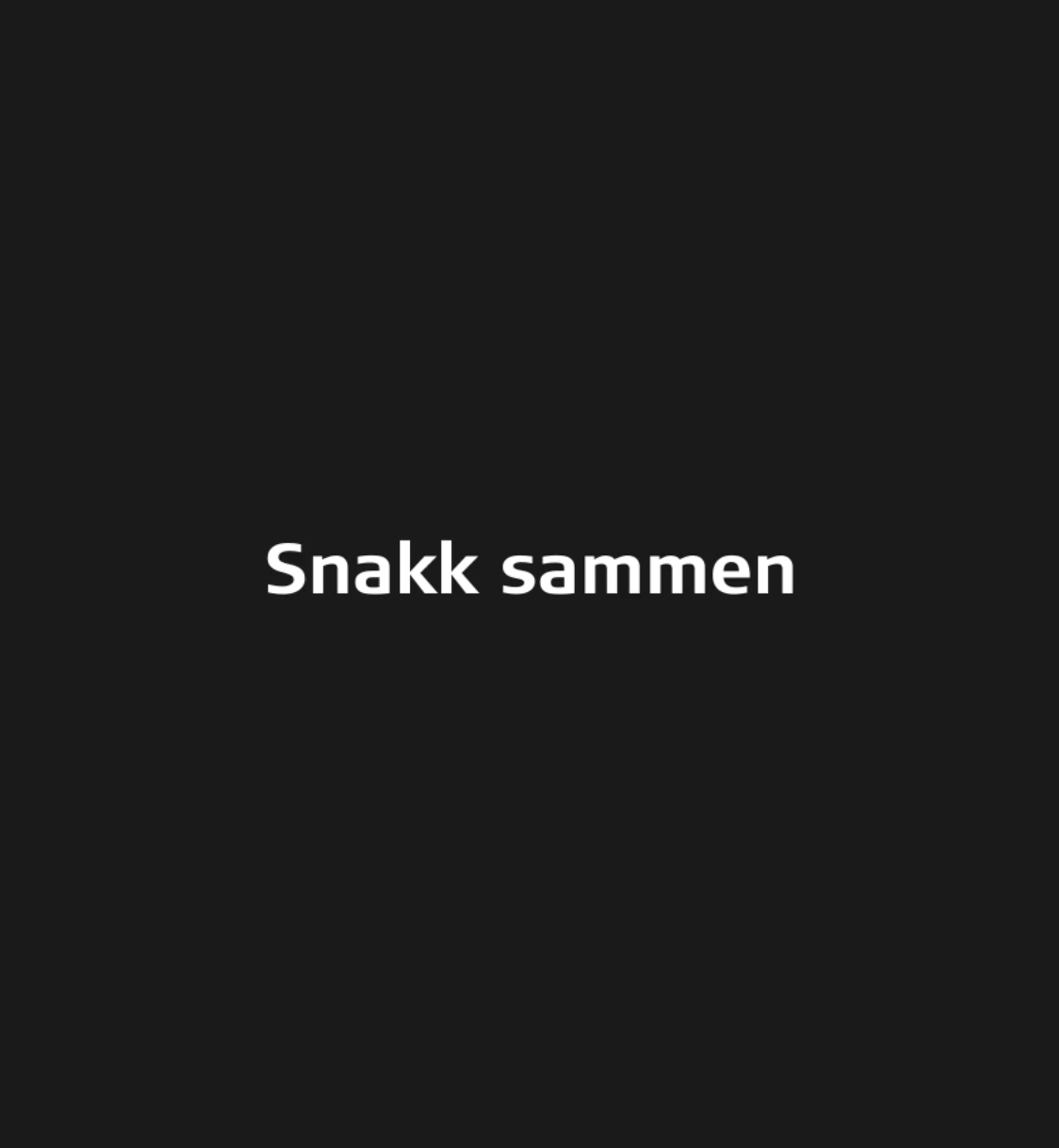 Snakk sammen
