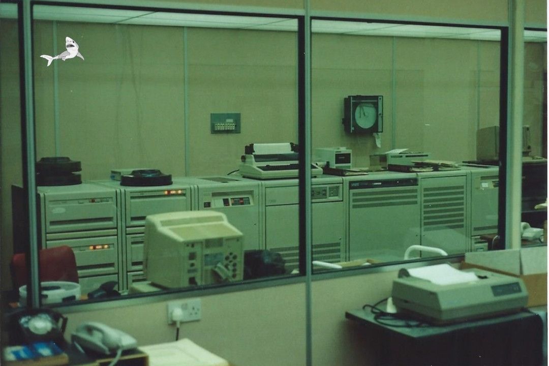 Photo of an old office