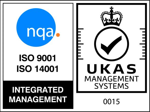 ISO 9001 and ISO 14001 UKAS certification