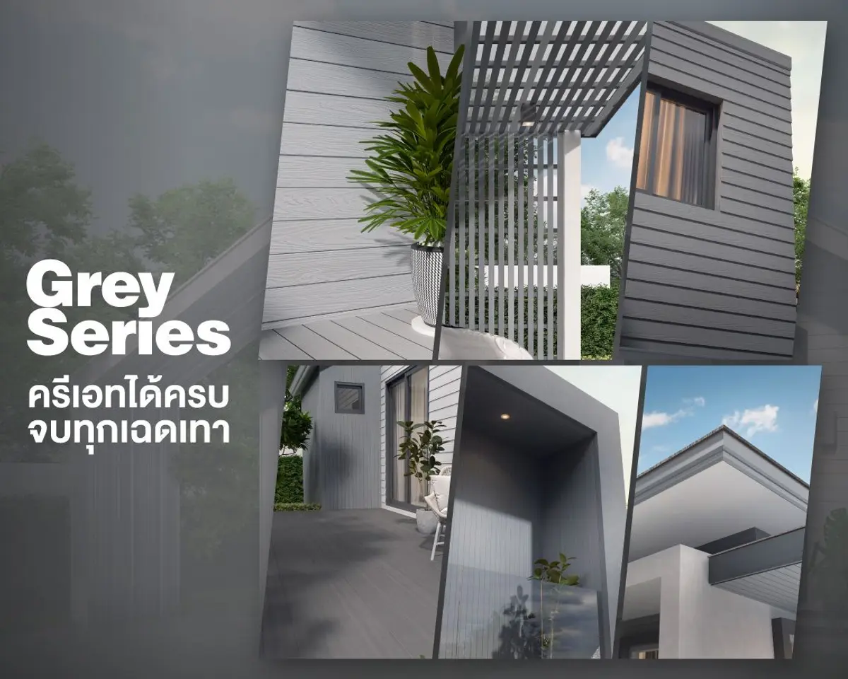 SHERA Grey Series 3 เฉดสี Light · Modern · Midnight
