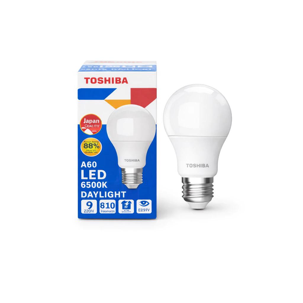 หลอดไฟ TOSHIBA LED Bulb A Series 9W 6500K Daylight
