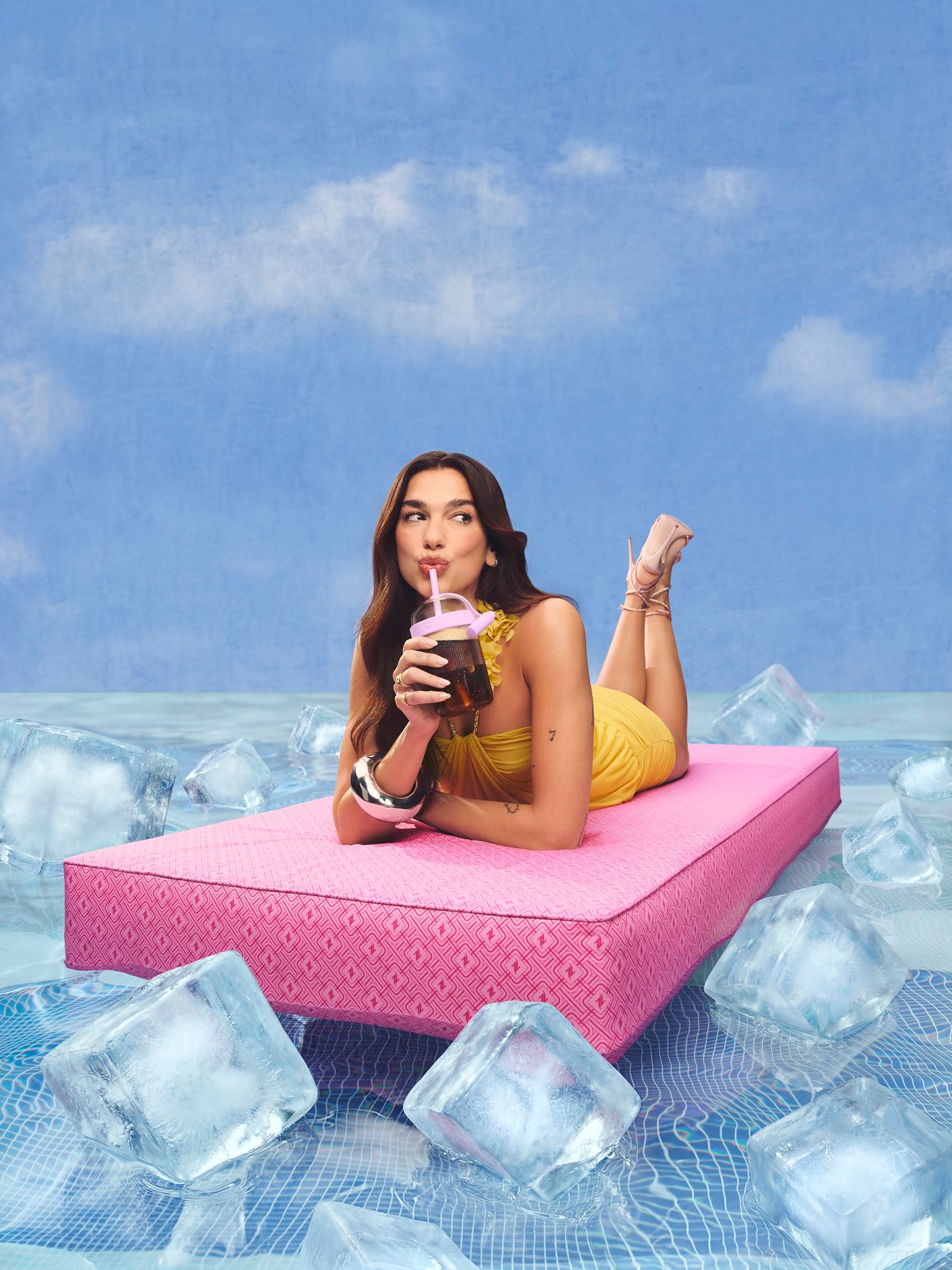 Nespresso starring Dua Lipa, photography by Micaiah Carter - Anna Sbiera - Set Design - Swan MGMT