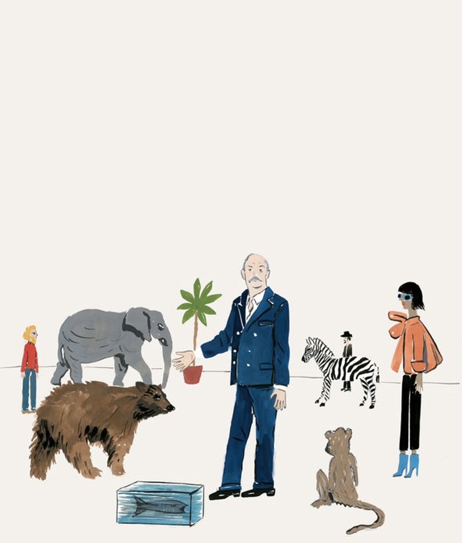 T Magazine - Konstantin Kakanias - Illustration - Swan MGMT