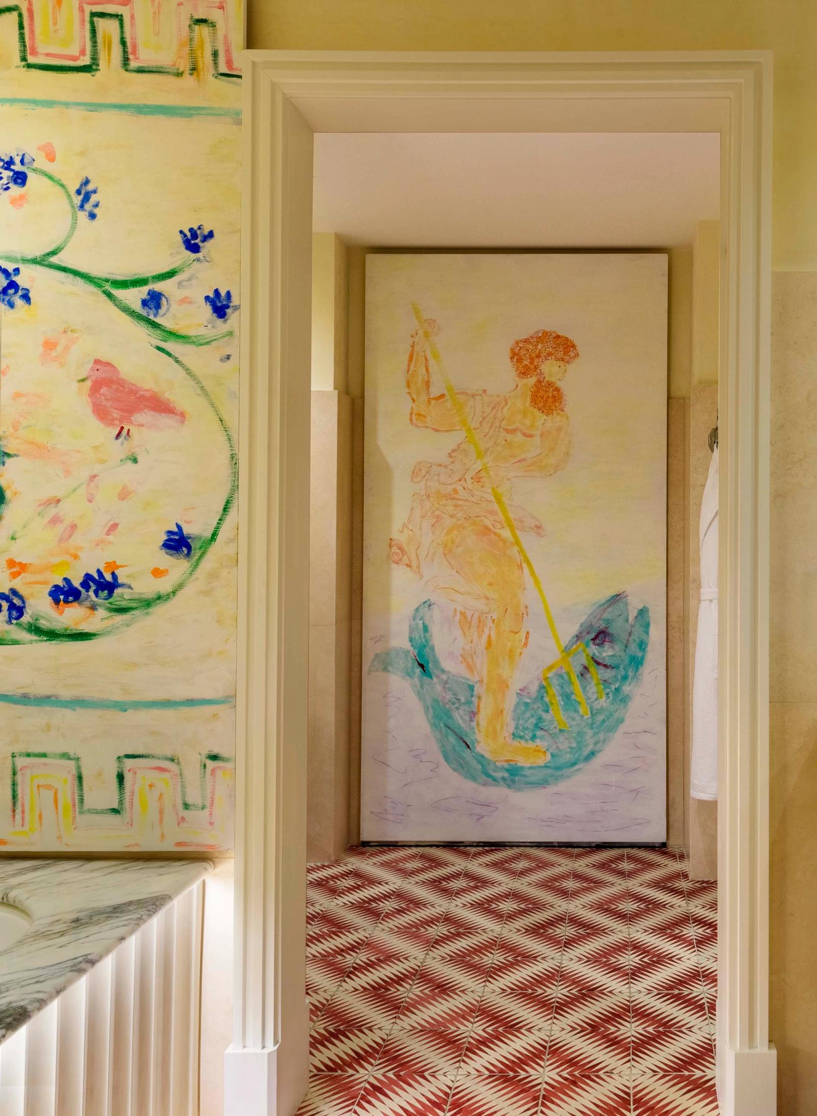 Casa Monti Roma, art suite - Michael McGregor - Illustration - Swan MGMT