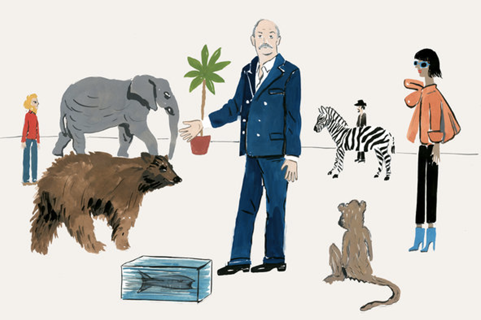 T Magazine - Konstantin Kakanias - Illustration - Swan MGMT