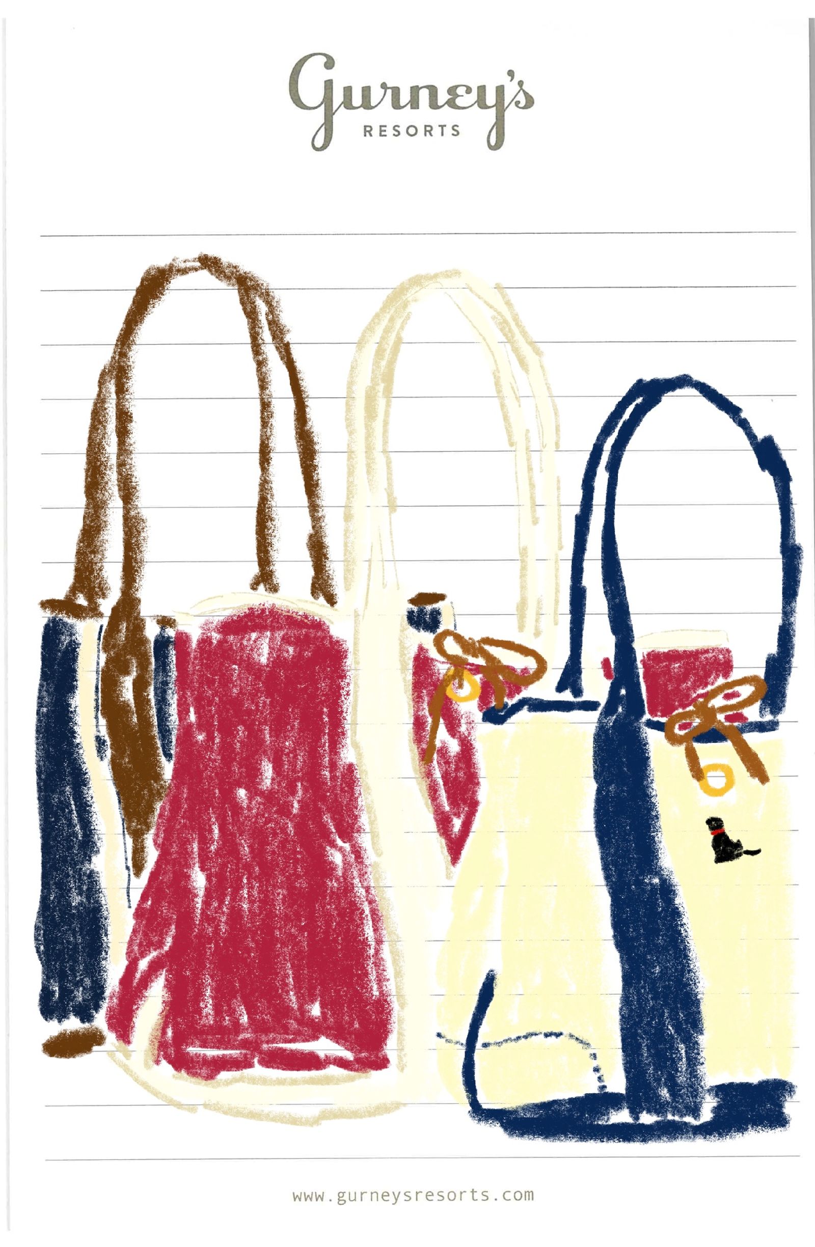 Montauk tote for JCrew - Michael McGregor - Illustration - Swan MGMT