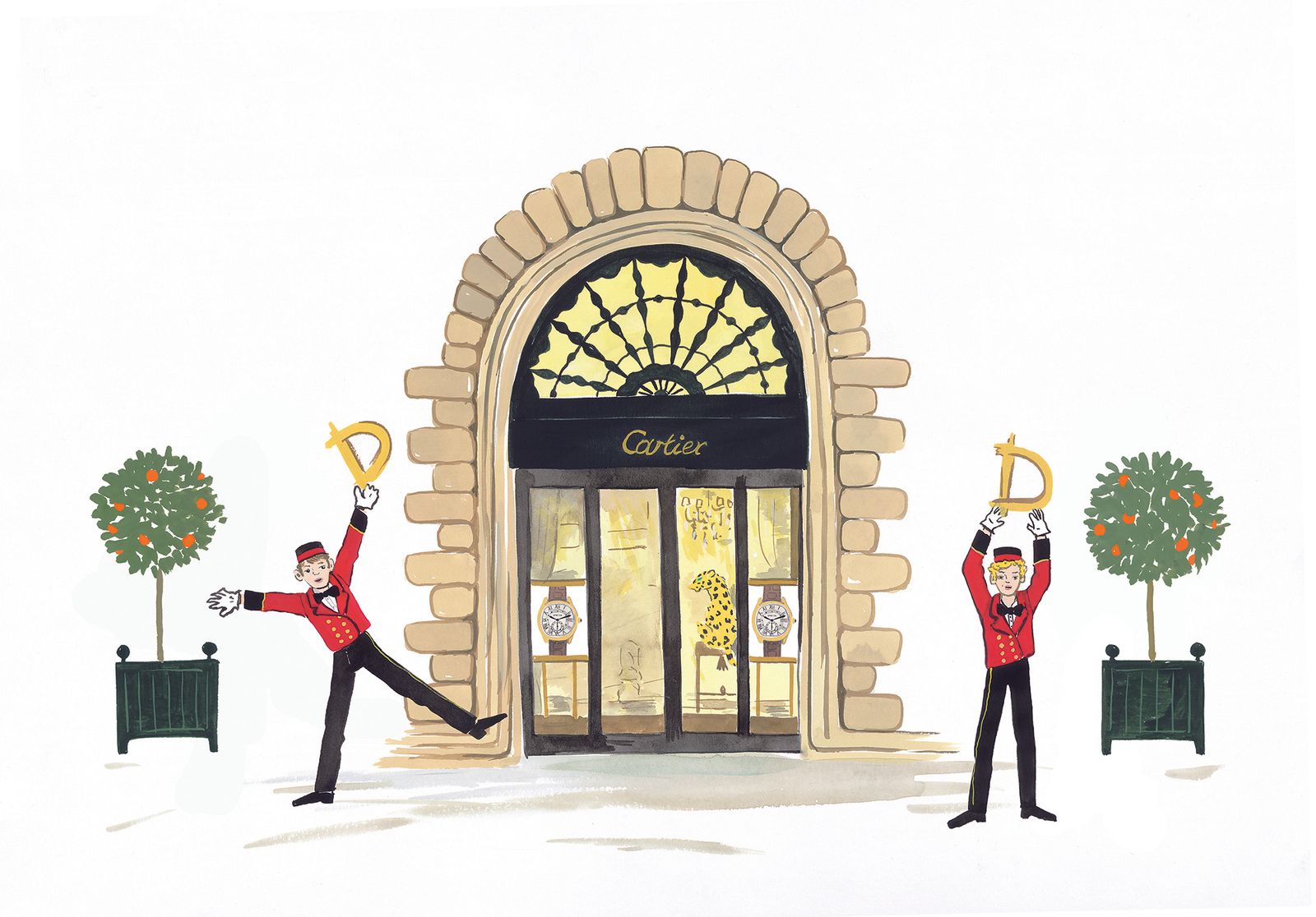 Cartier Florence - Konstantin Kakanias - Illustration - Swan MGMT