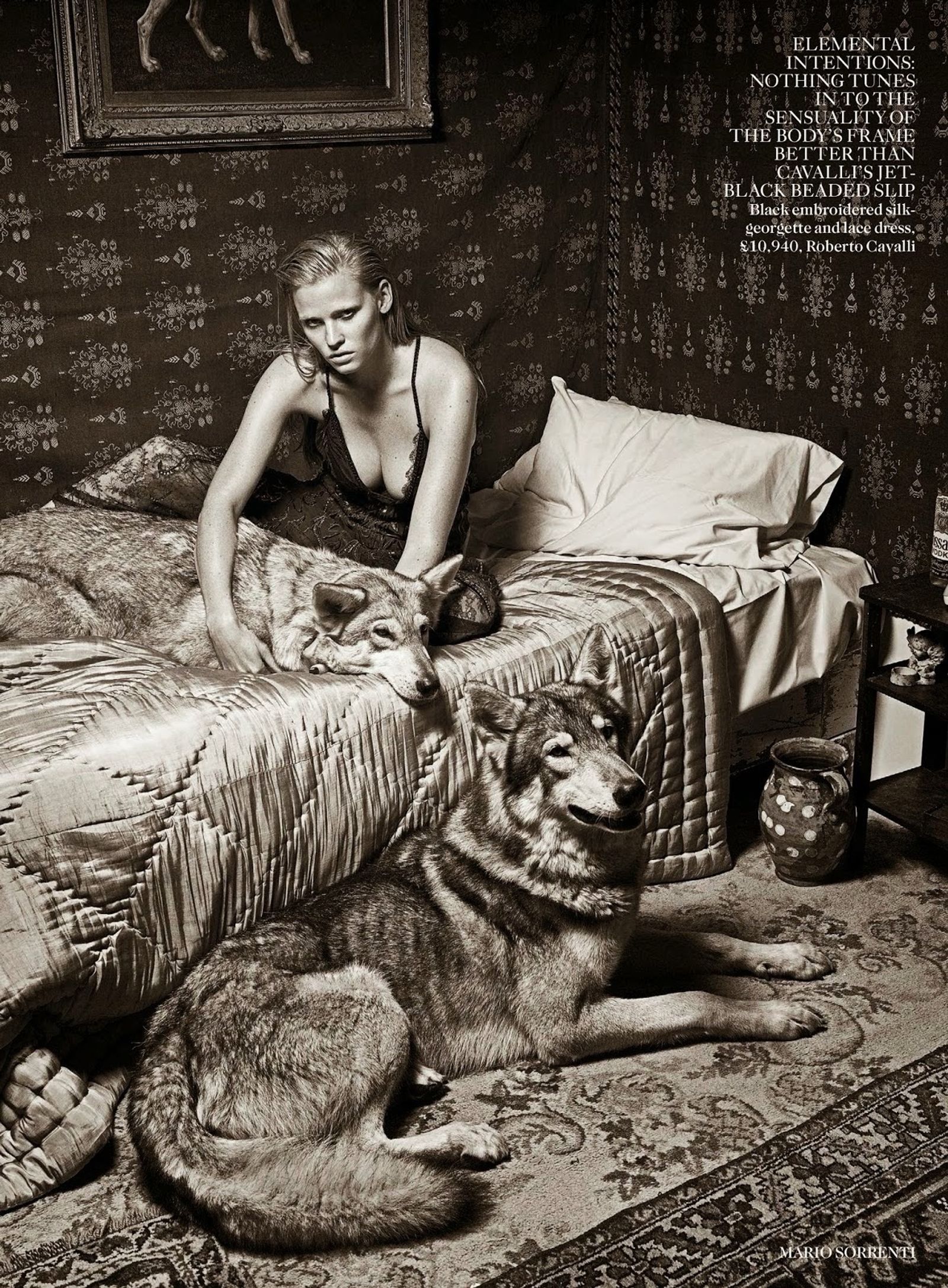 Vogue Uk,|Photography by Mario Sorrenti - Samirha Salmi - Set Design - Swan MGMT