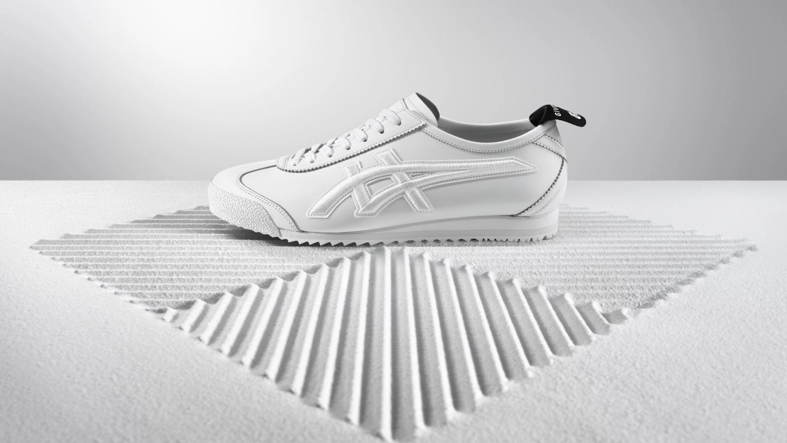 Givenchy X Onitsuka Tiger,|Photography by Baker & Evans - Sebastien Michelini - Set Design - Swan MGMT