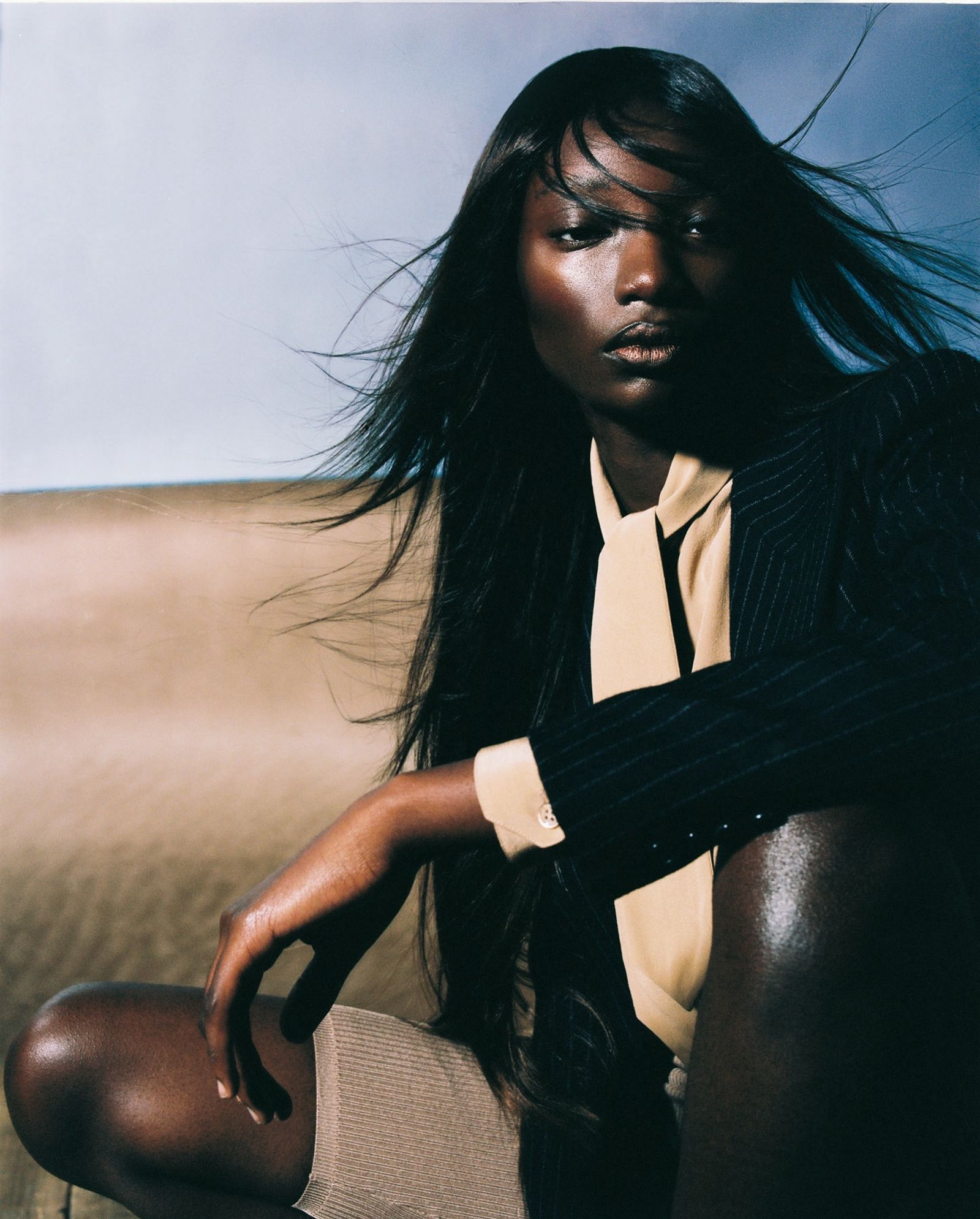 Vogue Ukraine X Yves Saint Laurent,|Photography by Dan Beleiu - Anna Sbiera - Set Design - Swan MGMT