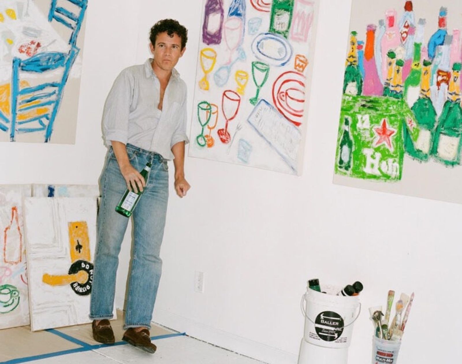 Interview Magazine - Michael McGregor - Illustration - Swan MGMT