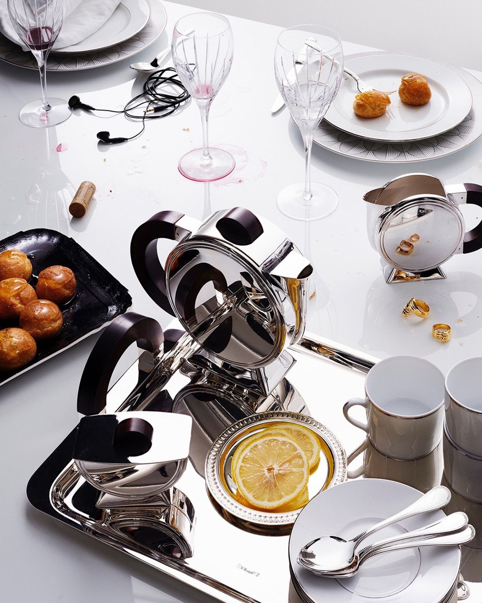 Christofle,|Photography by Younès Klouche - Sebastien Michelini - Set Design - Swan MGMT