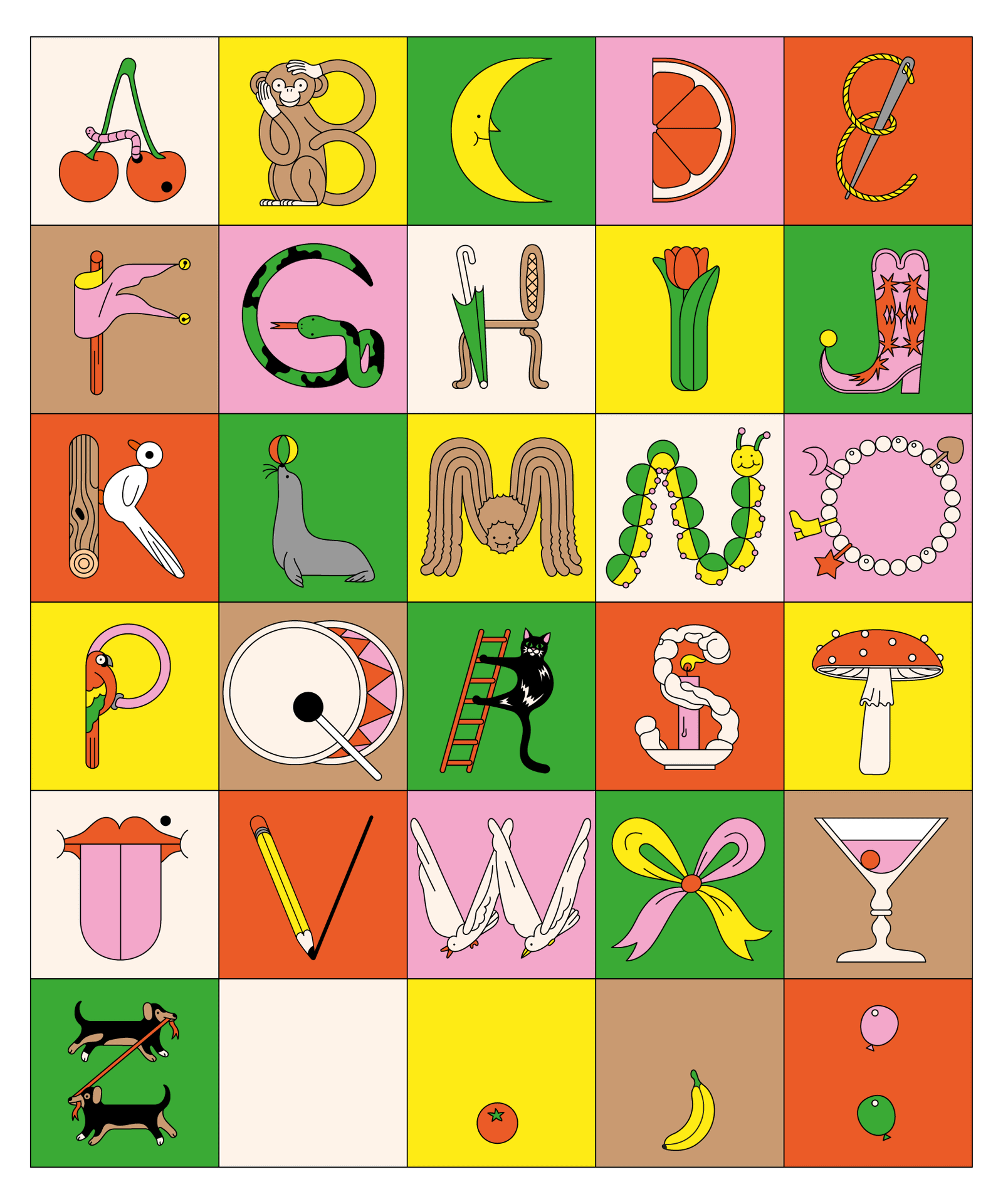 Lettering,|Personal Project - Laura Edelbacher - Illustration - Swan MGMT