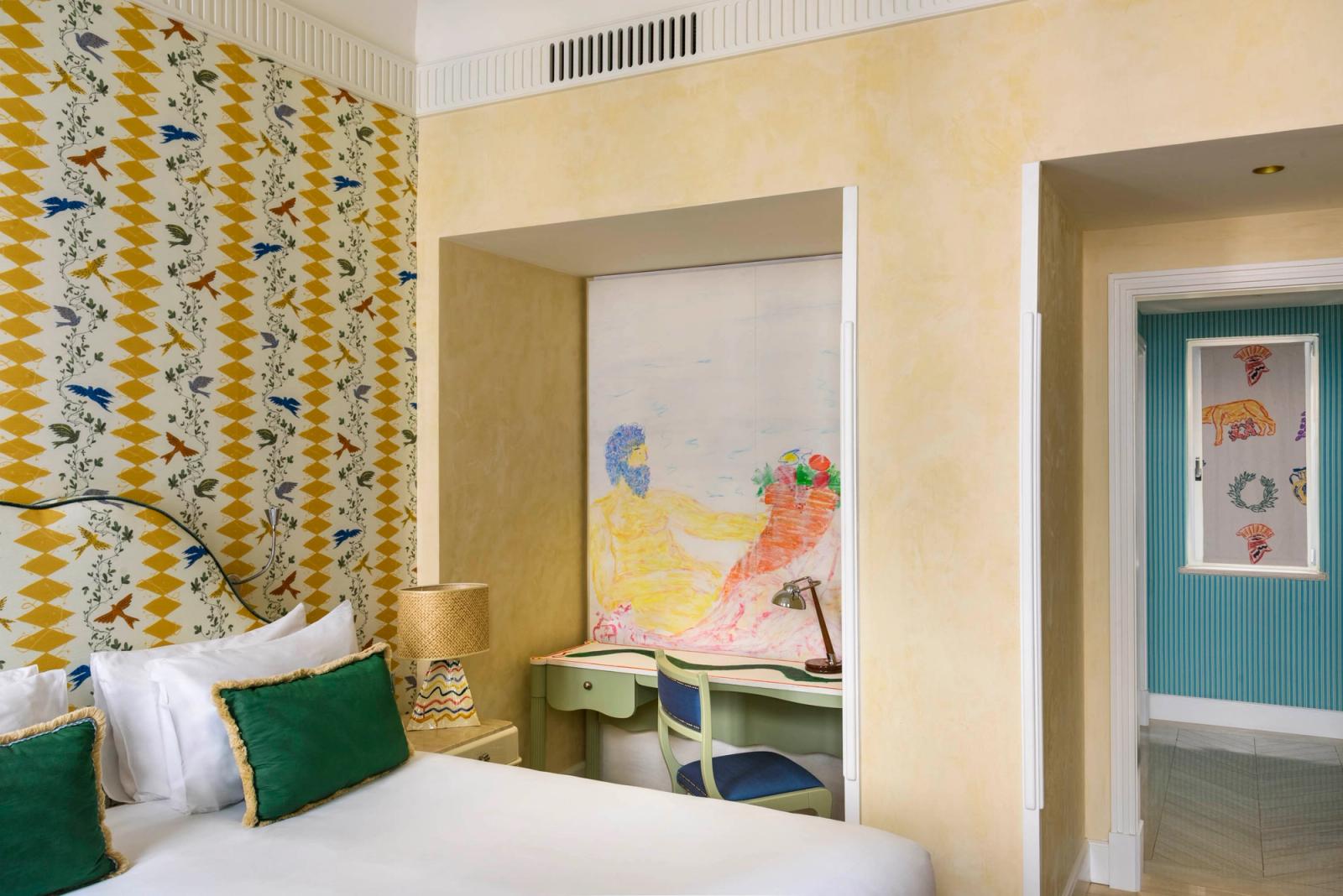 Casa Monti Roma, art suite - Michael McGregor - Illustration - Swan MGMT