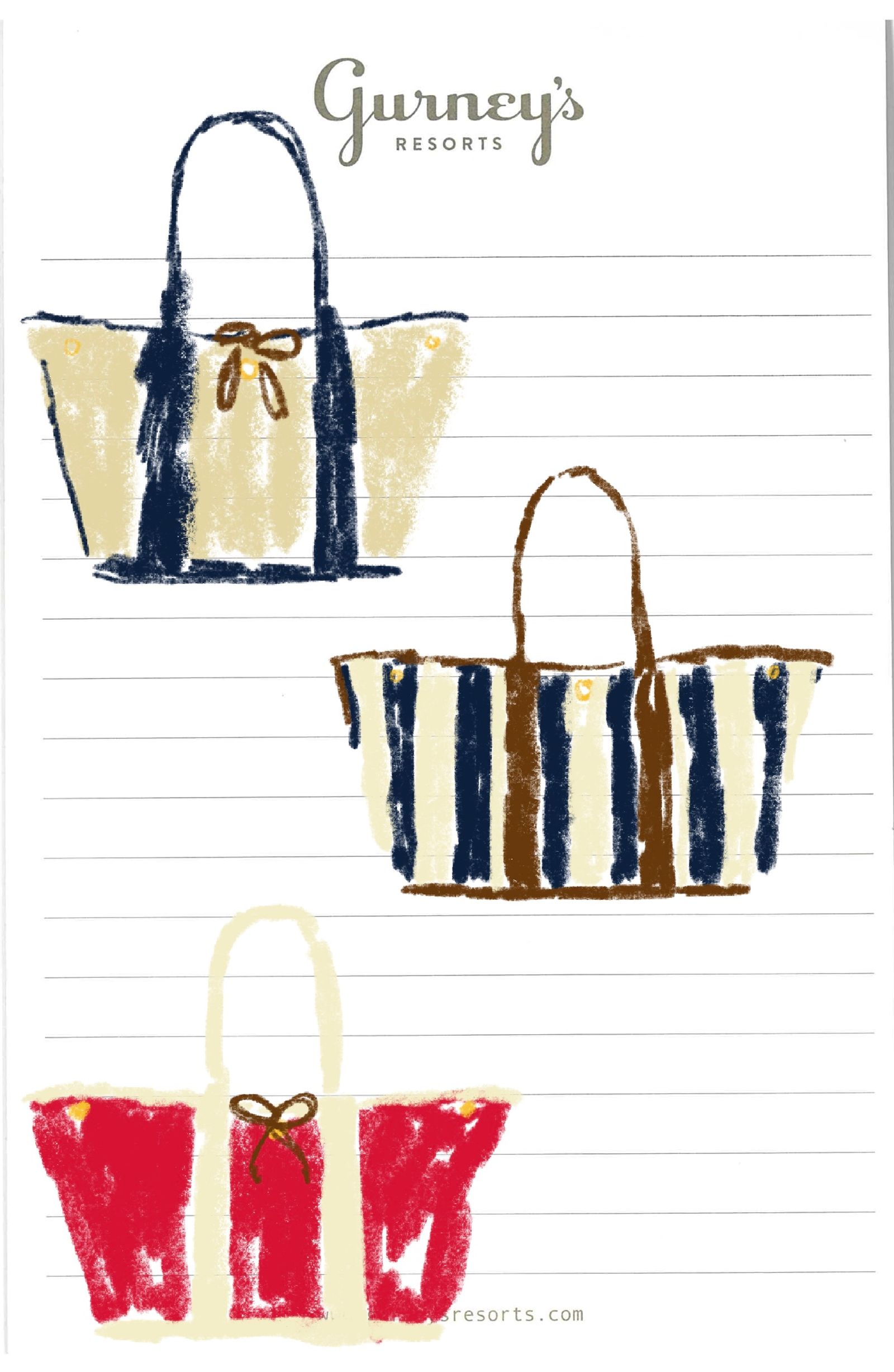 Montauk tote for JCrew - Michael McGregor - Illustration - Swan MGMT