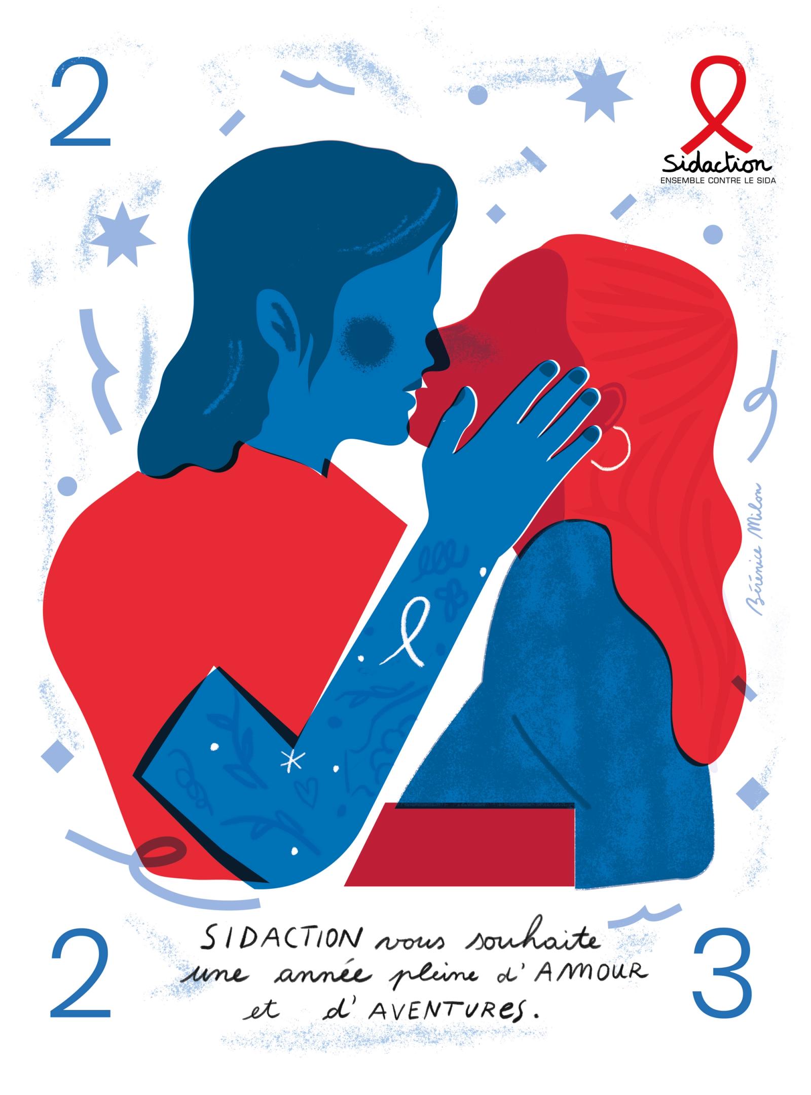 Sidaction - Bérénice Milon - Illustration - Swan MGMT