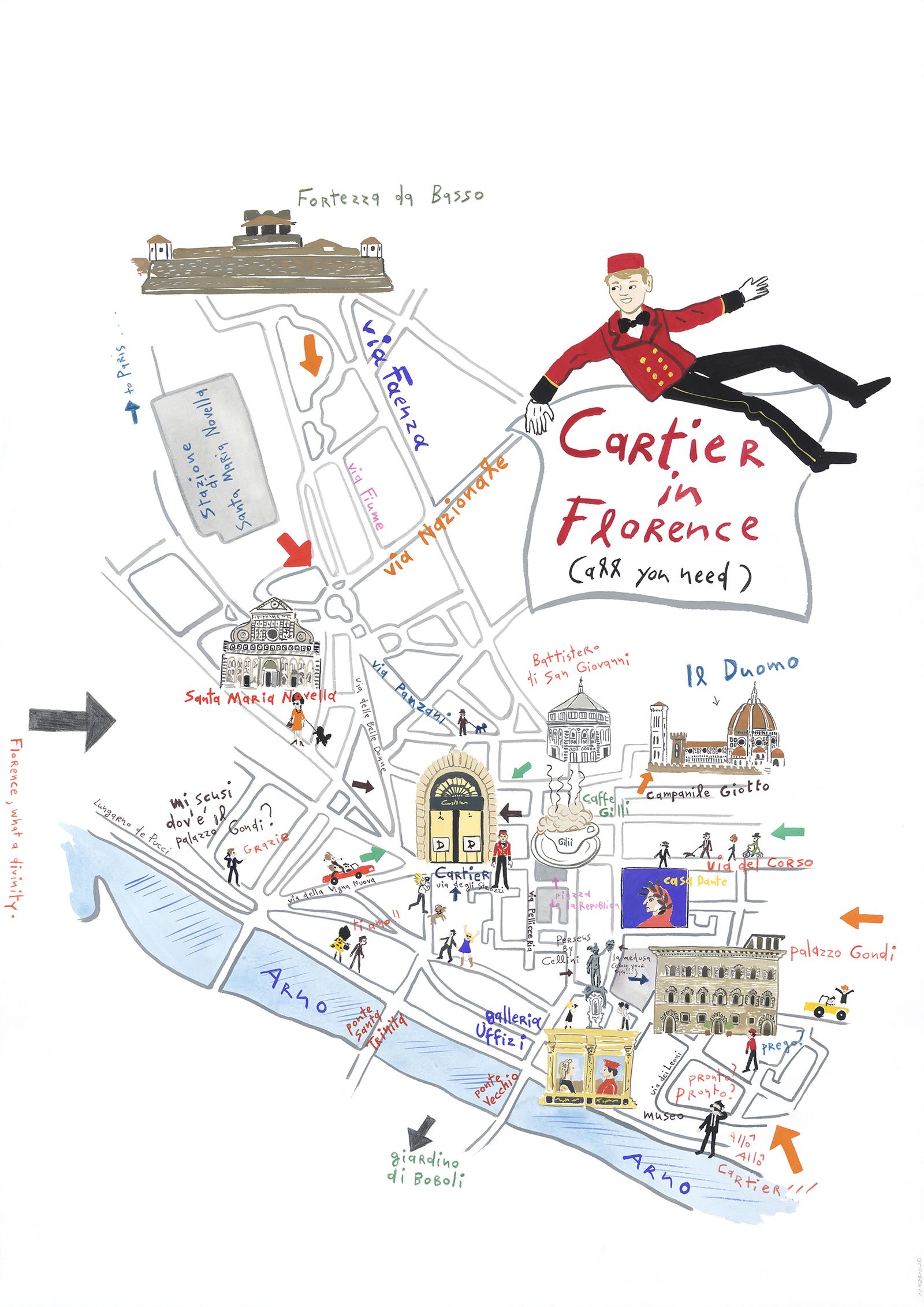 Cartier Florence - Konstantin Kakanias - Illustration - Swan MGMT