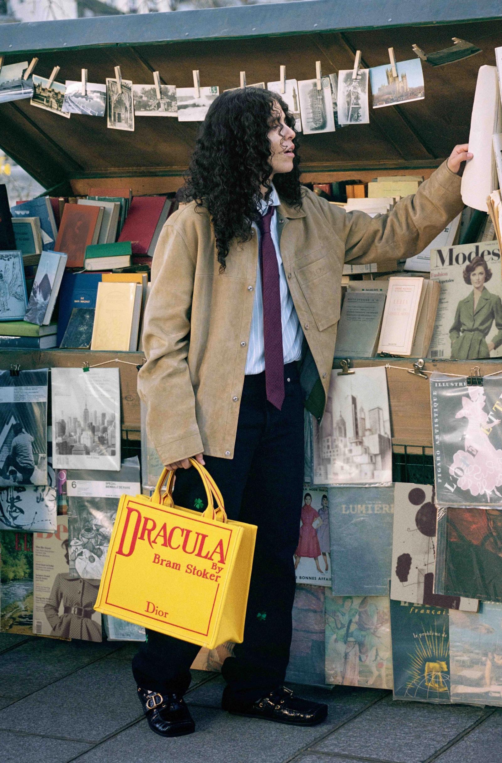 Dior Les Bouquinistes, Photography by Angèle Châtenet - Nicholas William White - set-design - Swan MGMT