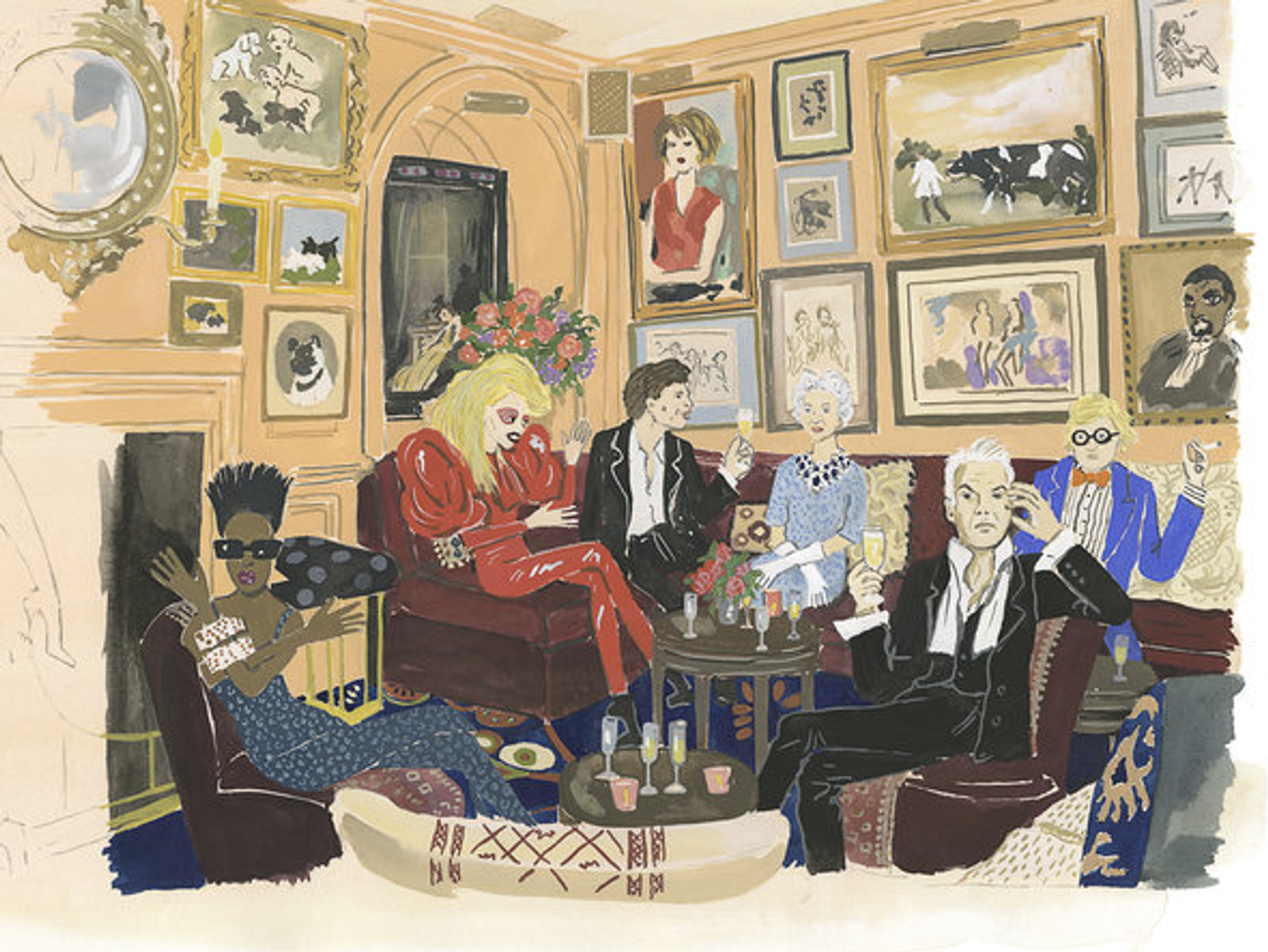 T Magazine - Konstantin Kakanias - Illustration - Swan MGMT