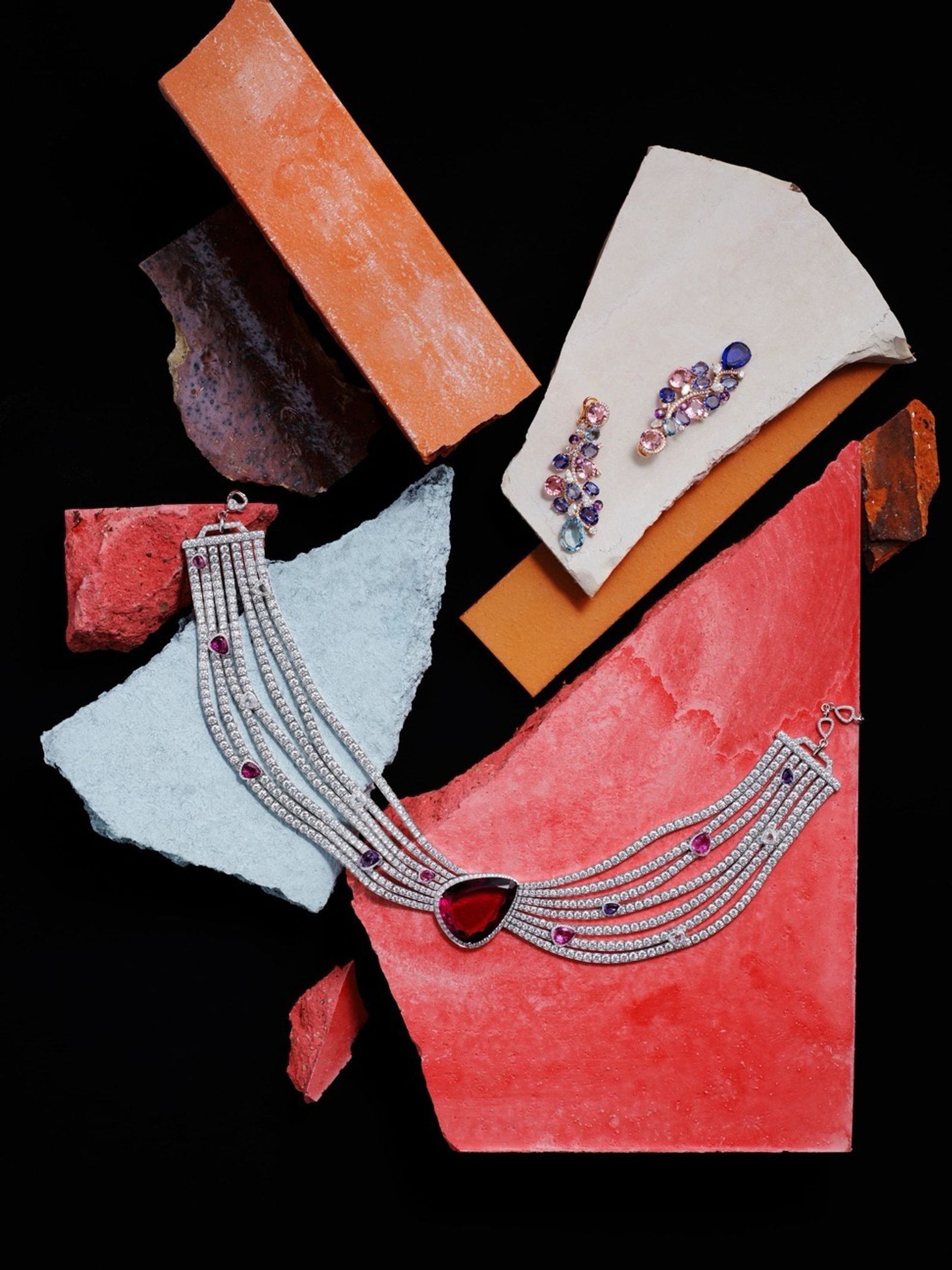 Vogue China,|Photography by Peter Langer - Sebastien Michelini - Set Design - Swan MGMT