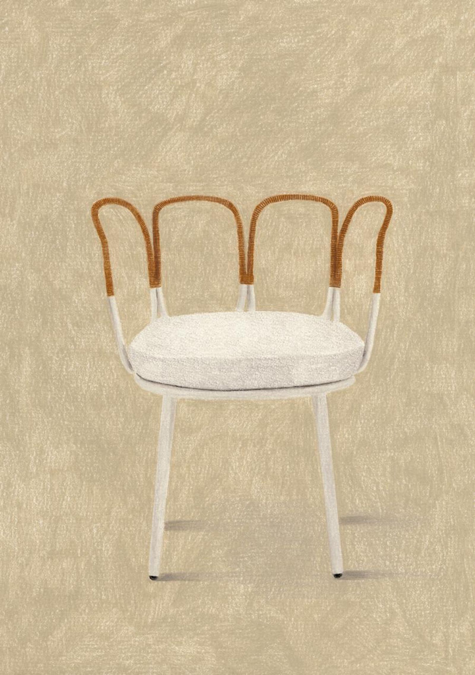 Flexform, Salone del Mobile Milano - Julie Jonquet-Caunes - Illustration - Swan MGMT