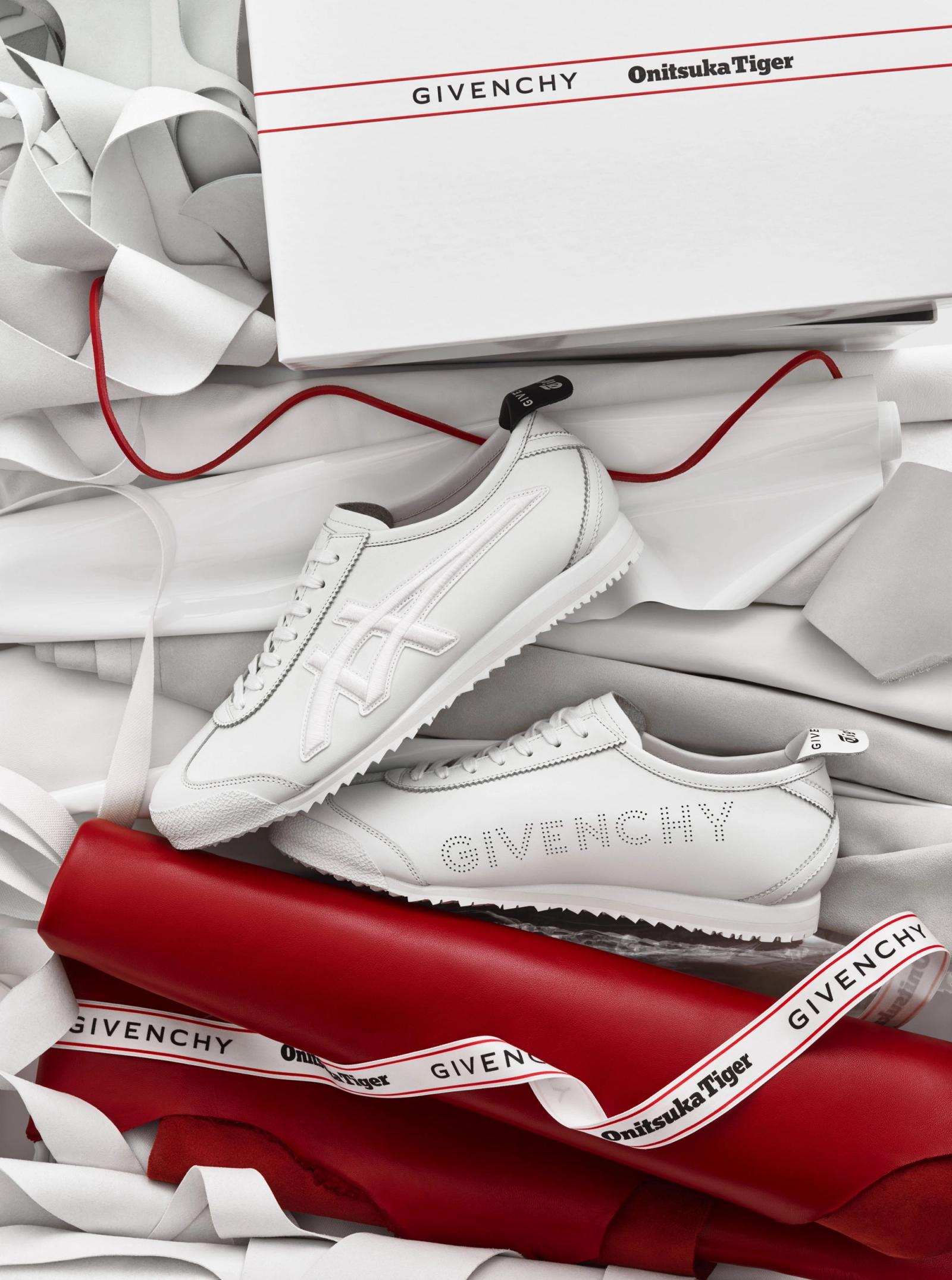 Givenchy X Onitsuka Tiger,|Photography by Baker & Evans - Sebastien Michelini - Set Design - Swan MGMT