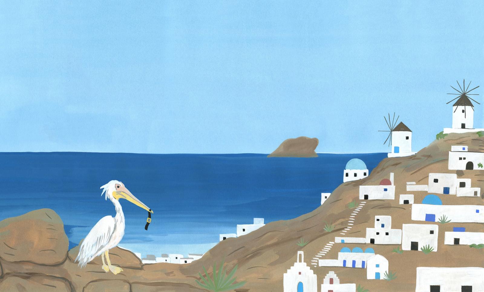 Cartier Mykonos - Konstantin Kakanias - Illustration - Swan MGMT