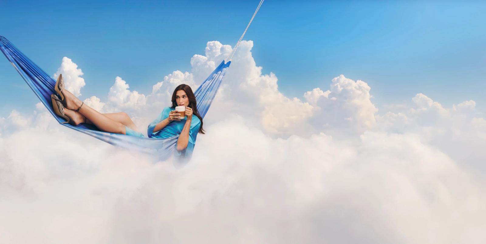 Nespresso starring Dua Lipa, photography by Micaiah Carter - Anna Sbiera - Set Design - Swan MGMT