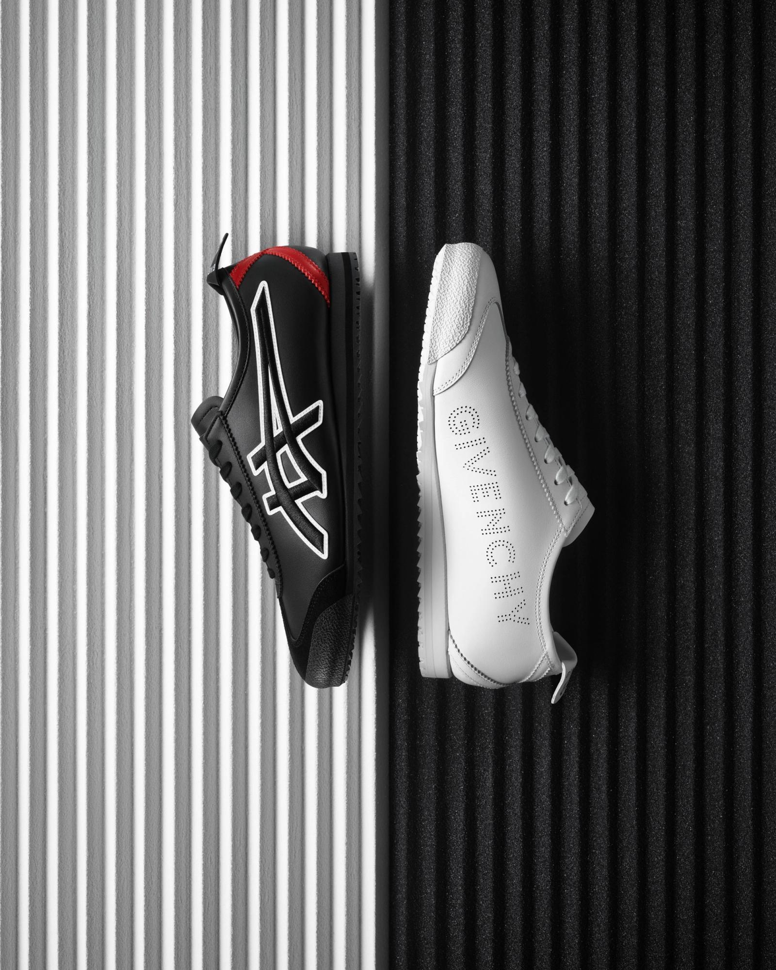 Givenchy X Onitsuka Tiger,|Photography by Baker & Evans - Sebastien Michelini - Set Design - Swan MGMT